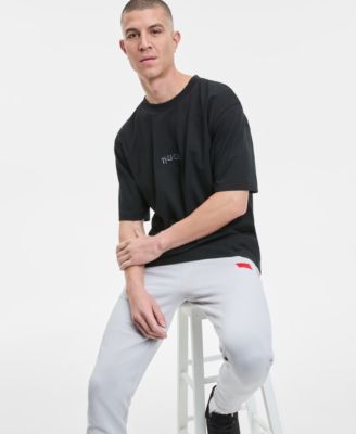 Men's Dadsu Oversized Short-Sleeve Logo Graphic Crewneck T-Shirt