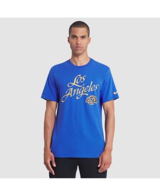 Nike - Men's Royal Los Angeles Rams 2025 Rivalries Collection Slub Dri-FIT T-Shirt