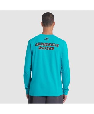 Men's Turbo green Miami Dolphins 2025 Rivalries Collection Essential Long Sleeve T-Shirt