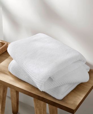 Diagonal Ribbed Cotton 6-Pc. Towel Set
