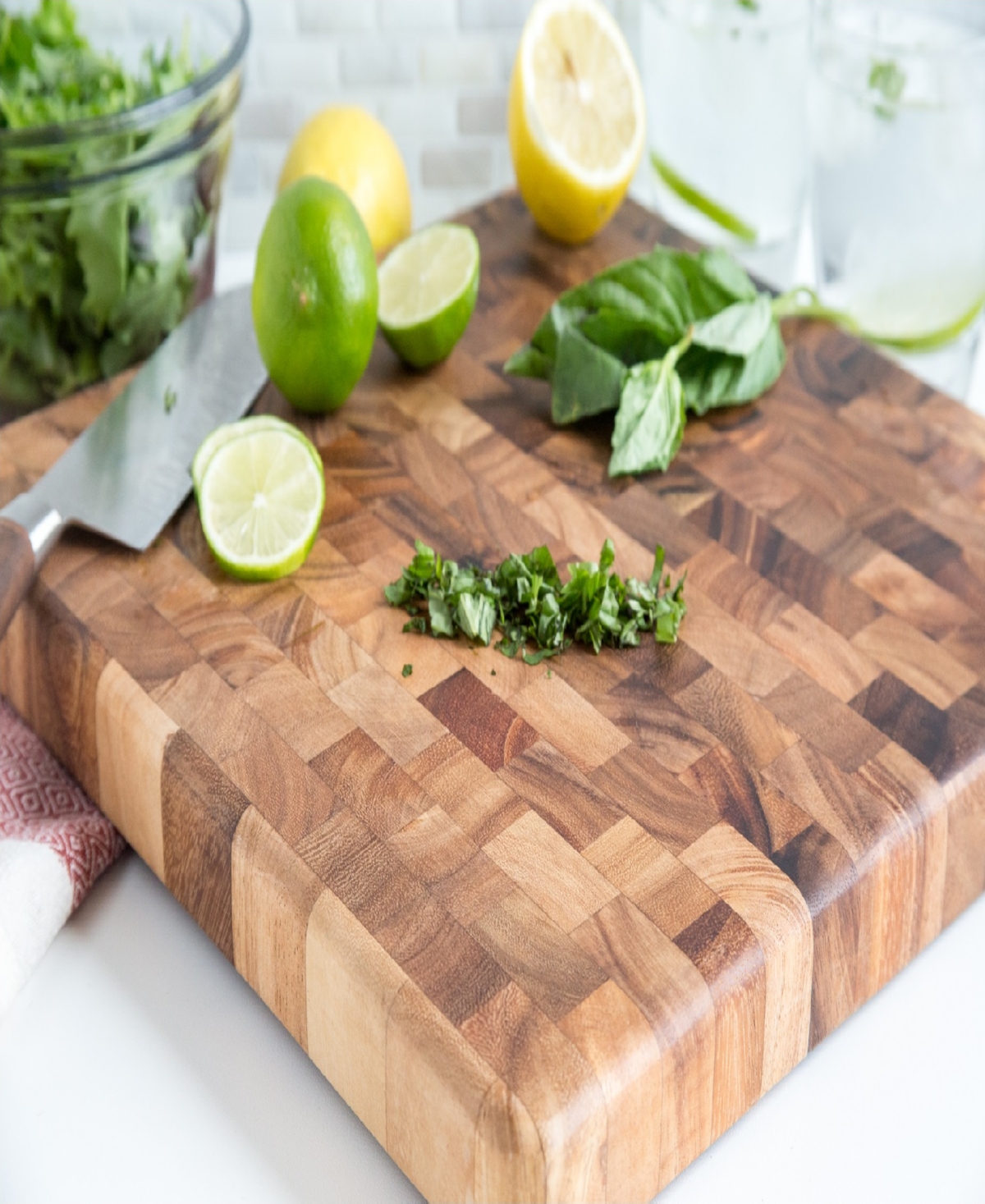 Ironwood Acacia Square End Grain Chef's Board