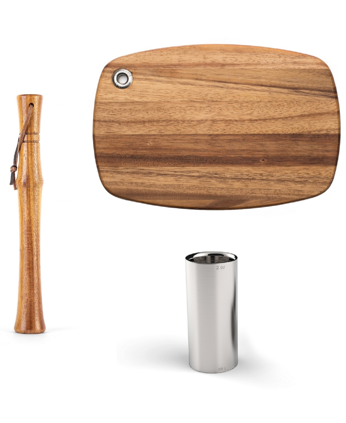 Outset Acacia Bartender's 3-piece Set