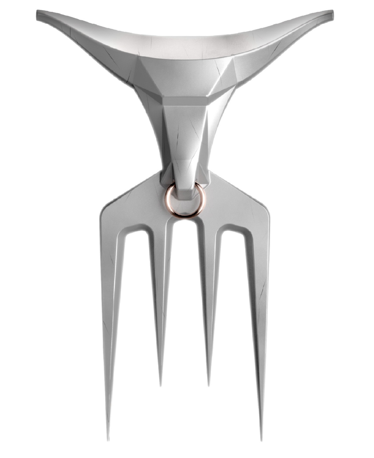 Outset Steel El Matador Meat Fork In Silver