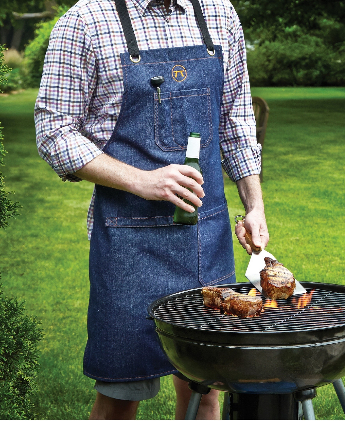 Outset Cotton Blue Denim Apron