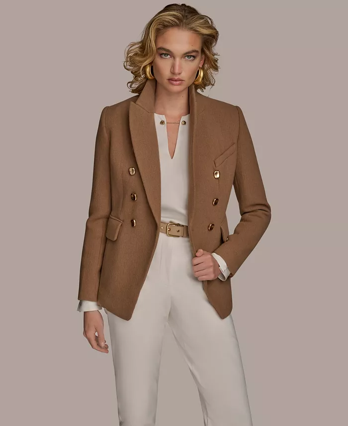 Women's Double Breasted Buttoned Blazer