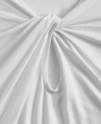 Women's Keyhole Drape Shirt, Macy's Exclusive