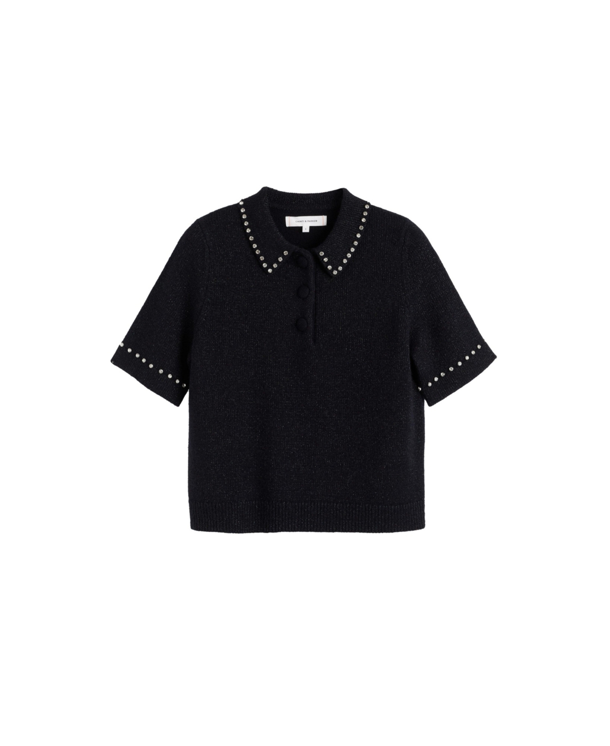 Chinti & Parker Women's Laura Whitmore Diamonte Polo Top
