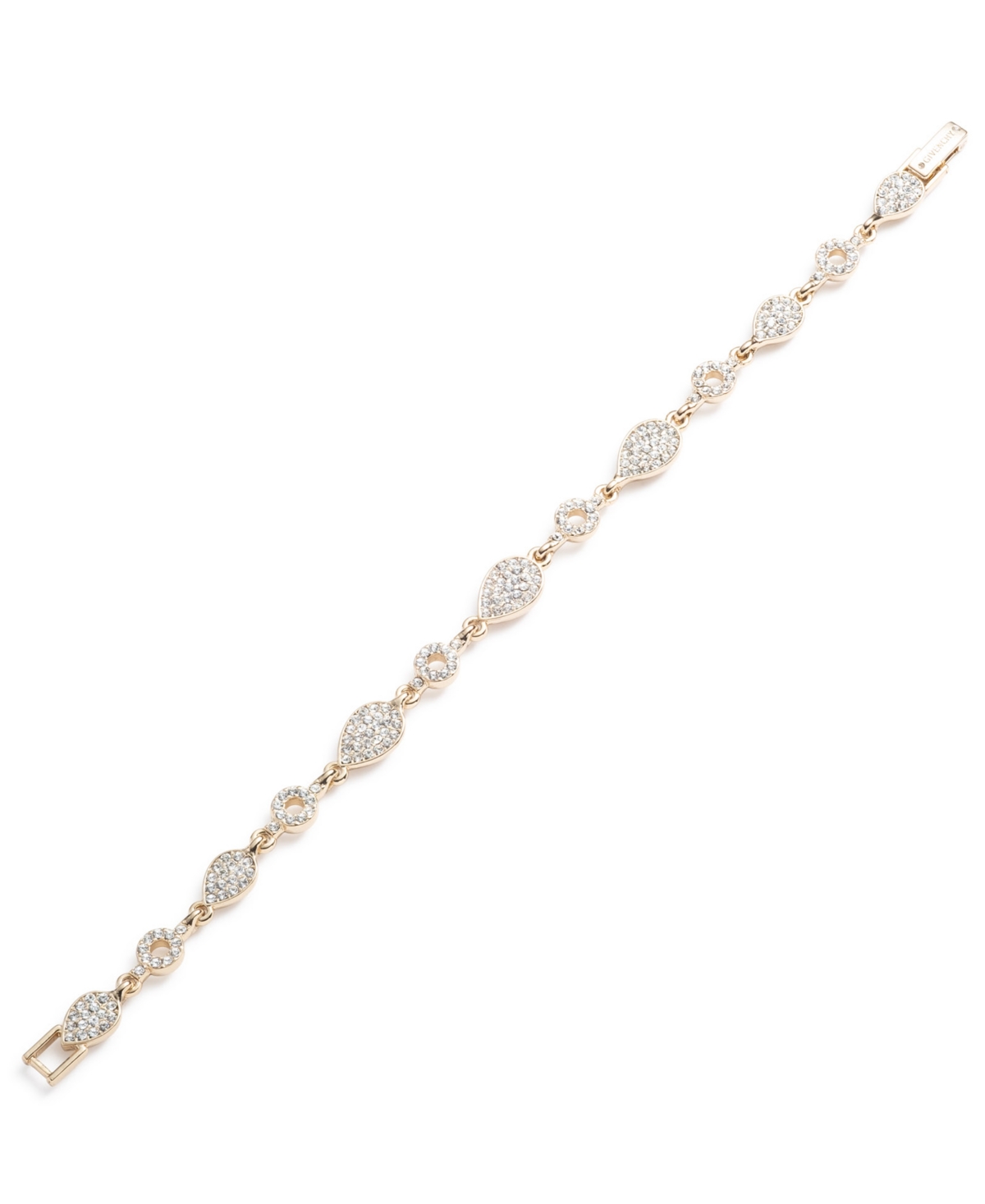 Givenchy Crystal Stone Gold-tone Flex Bracelet In Gold