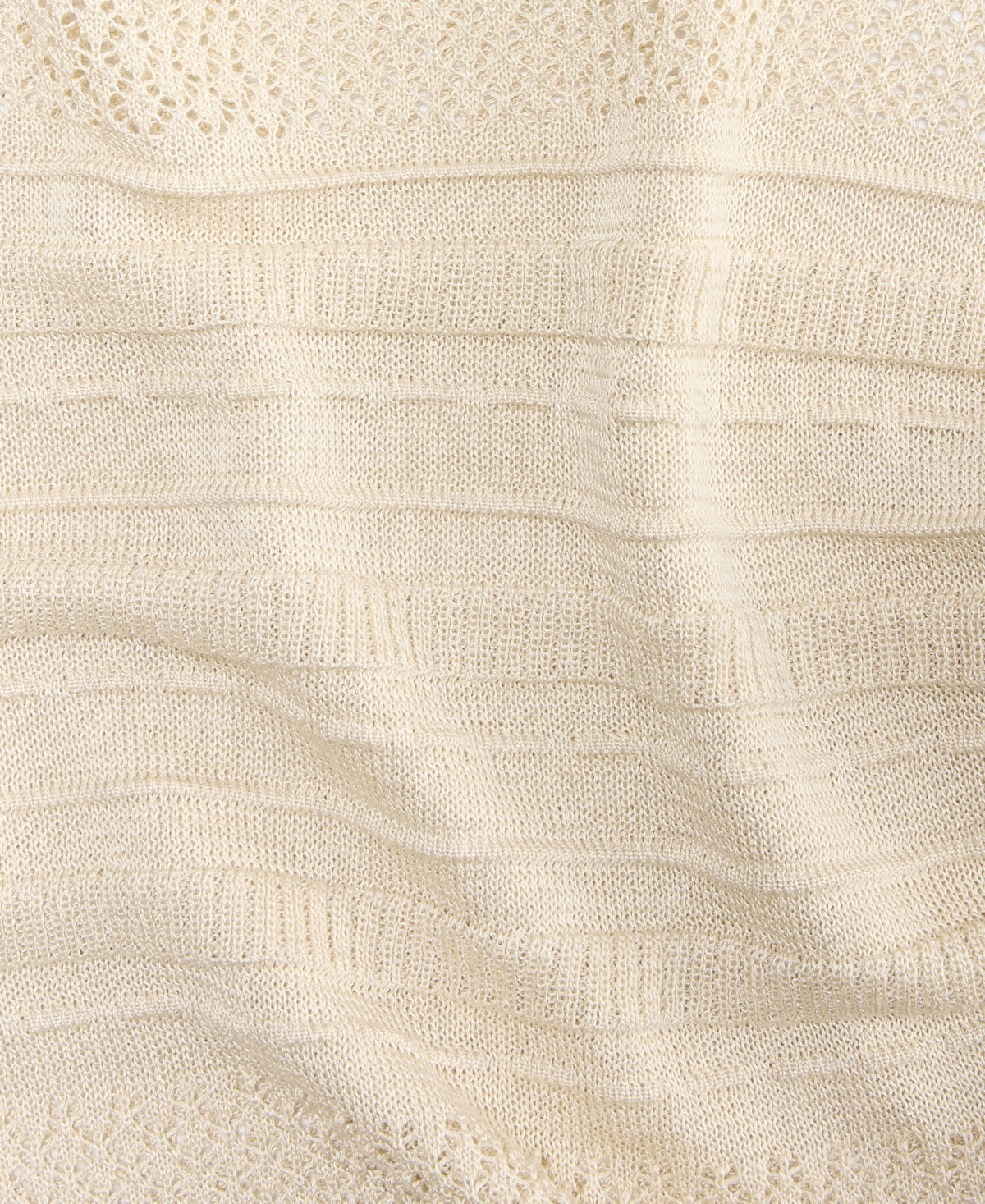 I.n.c. International Concepts Women's Ruffled Pointelle Sweater, Macy's Exclusive