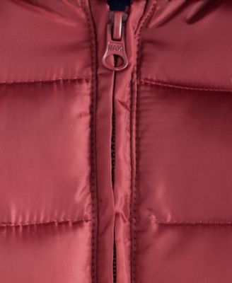 Boys' 5-20 Check Puffer Jacket