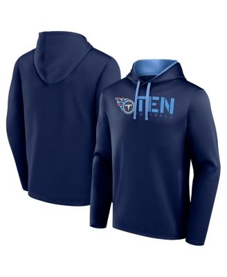Logo Athletic - Men's Navy Tennessee Titans Head Start Pullover Hoodie