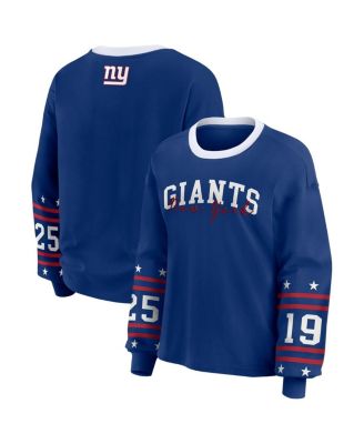 WEAR by Erin Andrews - Women's Royal New York Giants Sport Long-Sleeve T-Shirt