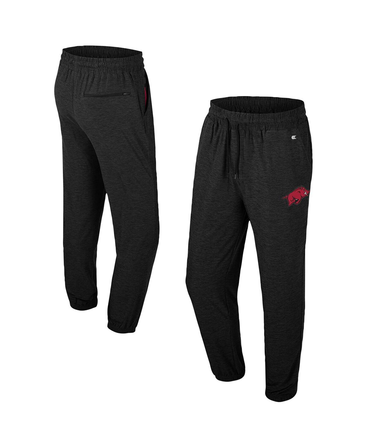 Colosseum Men's Black Arkansas Razorbacks Revolution Jogger Pants In Black