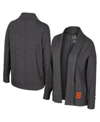 Colosseum - Women's Charcoal Syracuse Orange&nbsp;Dash Cardigan