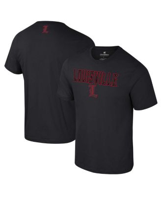 Colosseum - Men's Black Louisville Cardinals Color Pop Active Blend T-Shirt