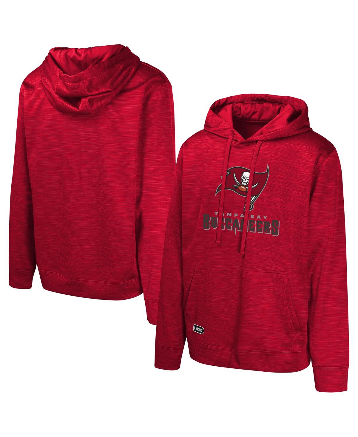 Outerstuff Men's Red Tampa Bay Buccaneers Streak Fleece Pullover Hoodie