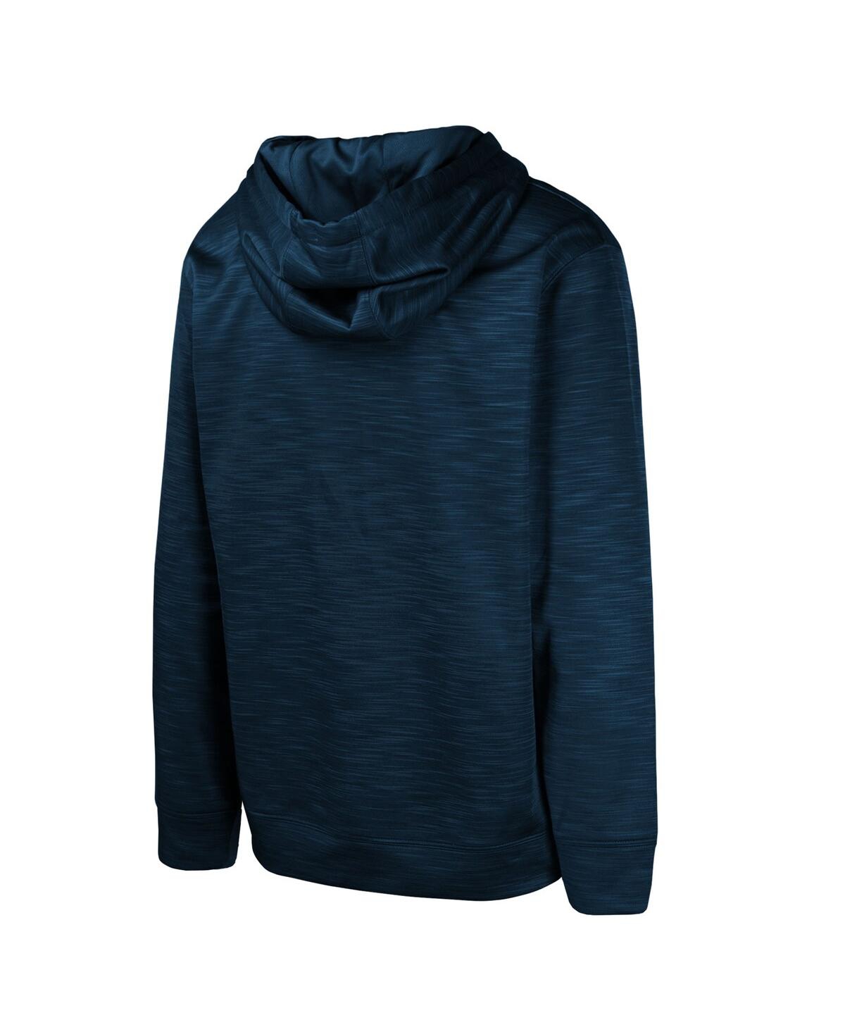 Outerstuff Men's Navy Houston Texans Streak Fleece Pullover Hoodie In Blue