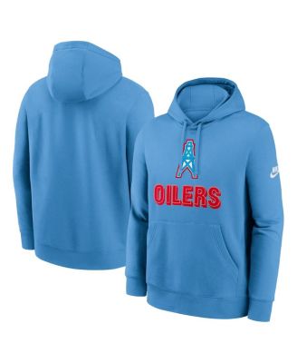 Nike - Men's Light Blue Tennessee Titans Best Season Rewind Club Pullover Hoodie