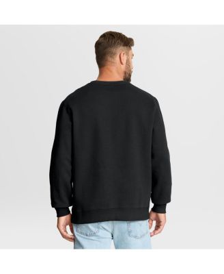 Men's Black New Orleans Saints Powerful Throw Legacy Pullover Sweatshirt