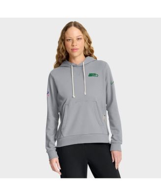 Nike - Women's Wolf Gray Seattle Seahawks 2025 Rivalries Collection Standard Issue Sideline Dri-FIT Hoodie
