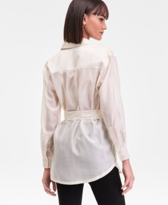 Women's Sash-Tie Tunic Shirt, Macy's Exclusive