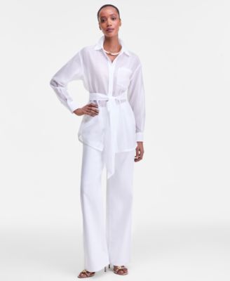 Women's Sash-Tie Tunic Shirt, Macy's Exclusive