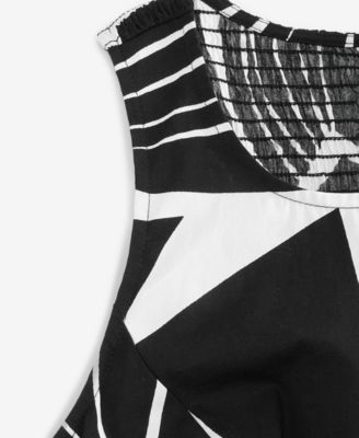 Women's Printed Sleeveless Flared Maxi Dress, Macy's Exclusive