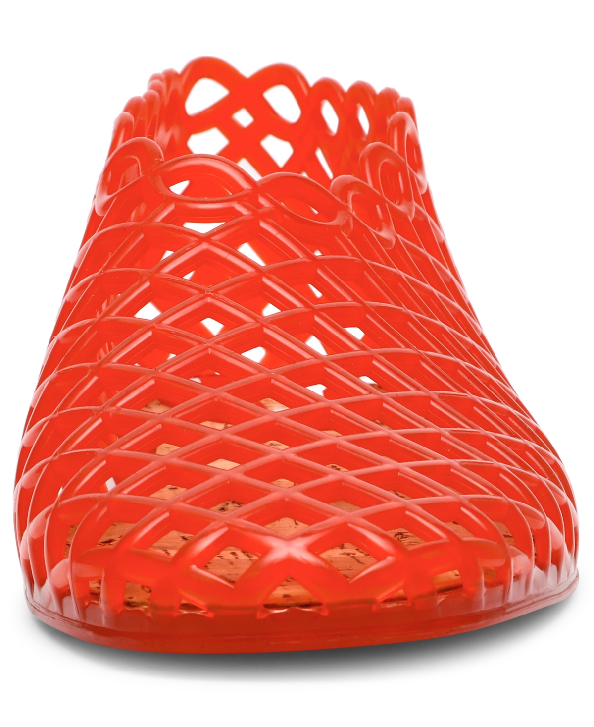 Steve Madden Women's Grove Caged Jelly Slip-on Flats In Red