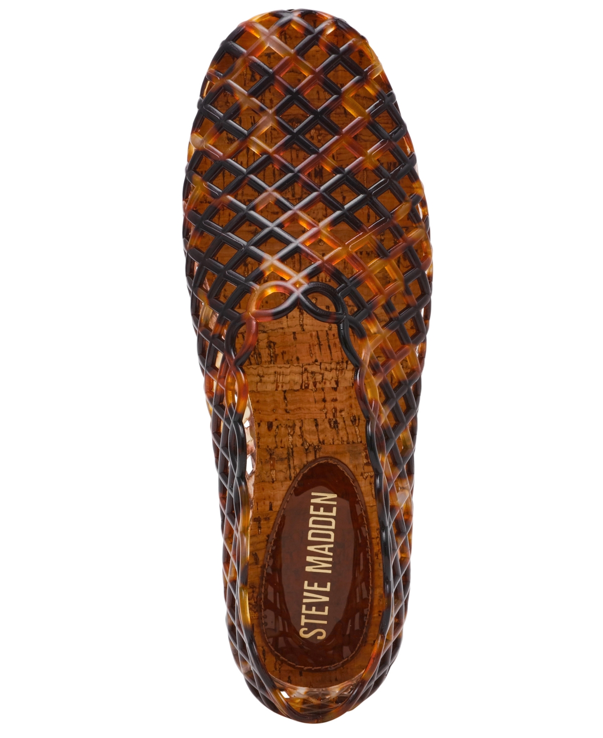 Steve Madden Women's Grove Caged Jelly Slip-on Flats In Brown