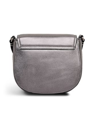 Liverpool Gardens Metallic Mini Flap Over Crossbody Bag