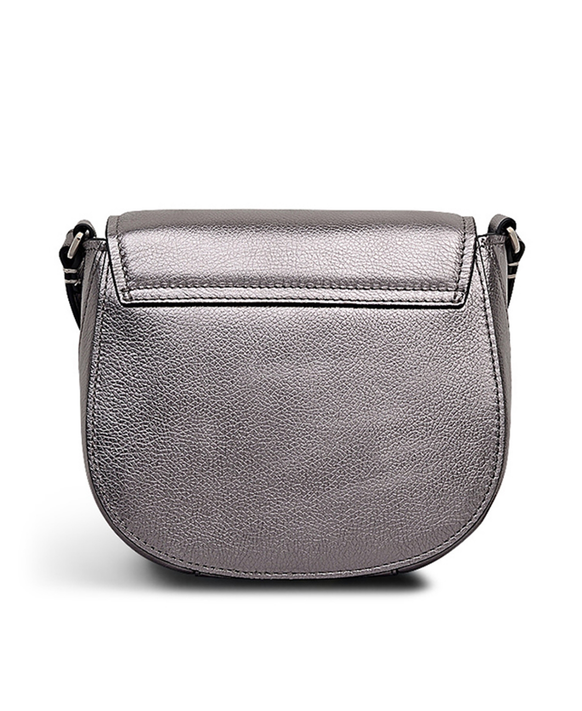 Radley London Liverpool Gardens Metallic Mini Flapover Crossbody Bag In Gray