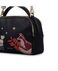 Fleeting Fox Small Ziptop Crossbody Bag