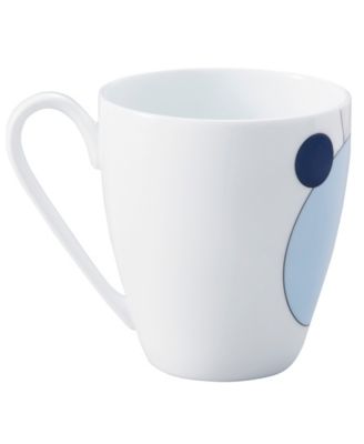 Frank Lloyd Wright Imperial Cabaret Blue Set of 2 Mugs, 10 oz.