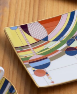 Frank Lloyd Wright March Balloons Square Plate, 6"