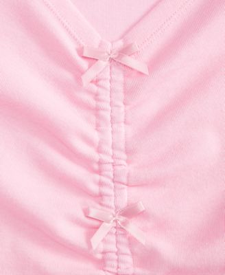 Girls 5-20 Ruched Bow V-Neck Top, Macy's Exclusive