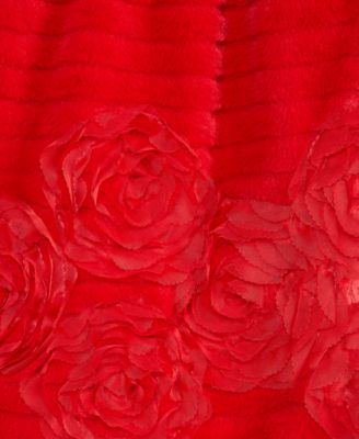 Girls' 2T-6X Rosette-Embellished Coat, Dress and Purse, 3-Piece Set