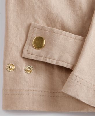 Women's High-Rise Belted Tapered Pants, Macy's Exclusive