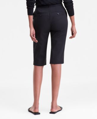 Women's Cotton-Blend Capri Pants