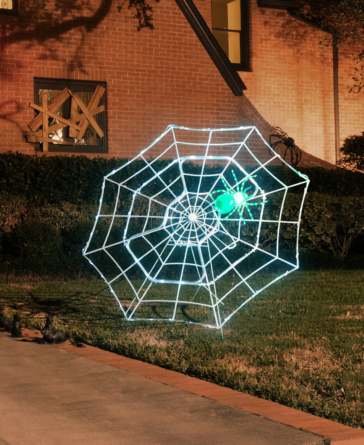 4 ft. Outdoor Animated Spider Web