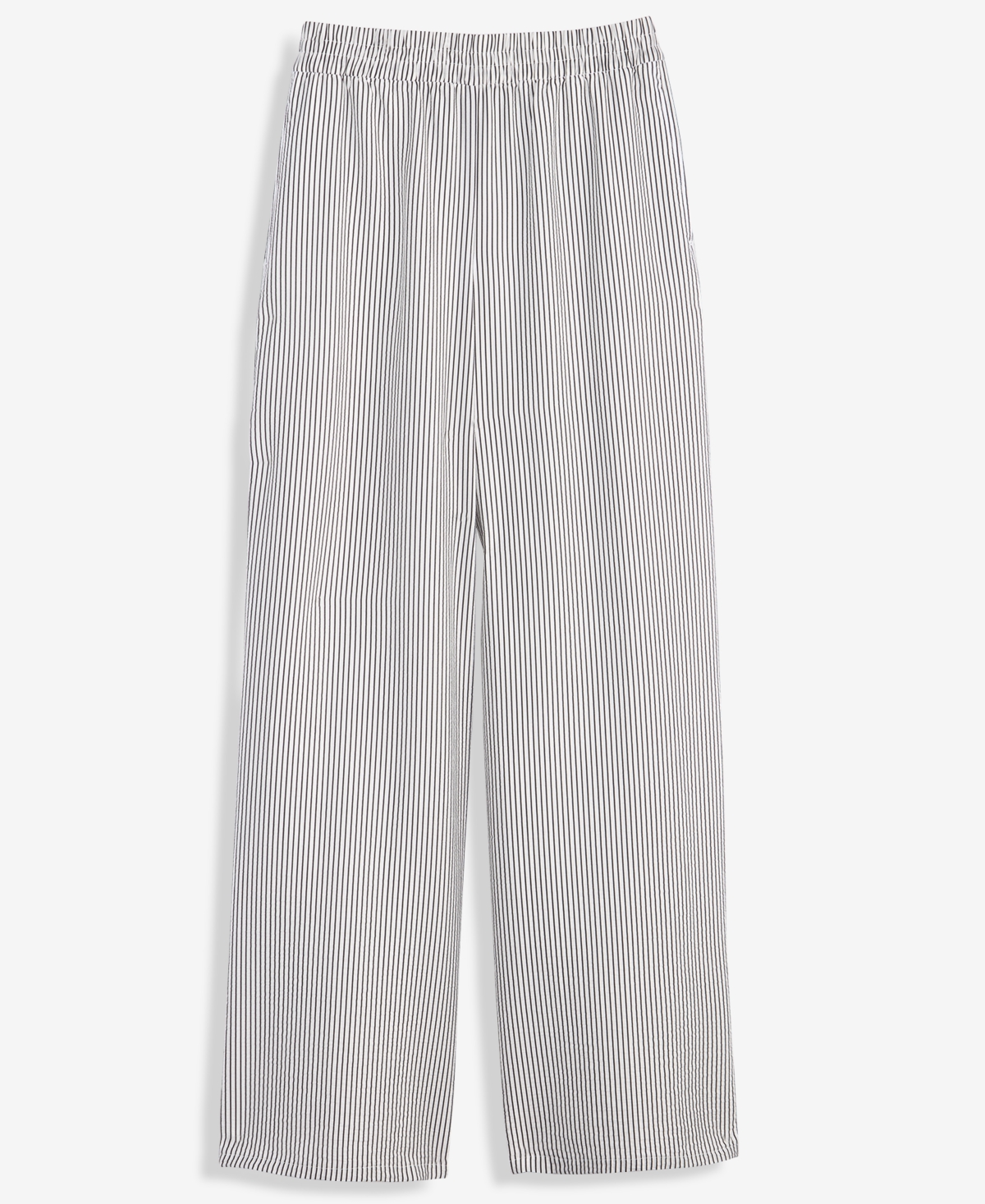 I.n.c. International Concepts Women's Striped Pull-On Wide-Leg Pants, Macy's Exclusive