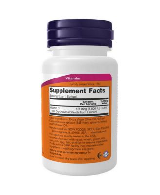 Vitamin D3 ,5000 IU ,240 Softgels