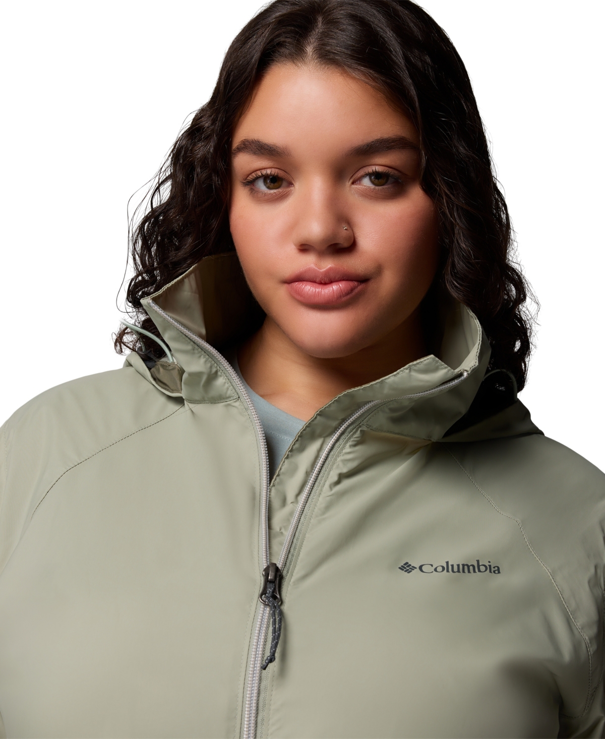 Columbia Plus Size Switchback Iv Jacket In Green