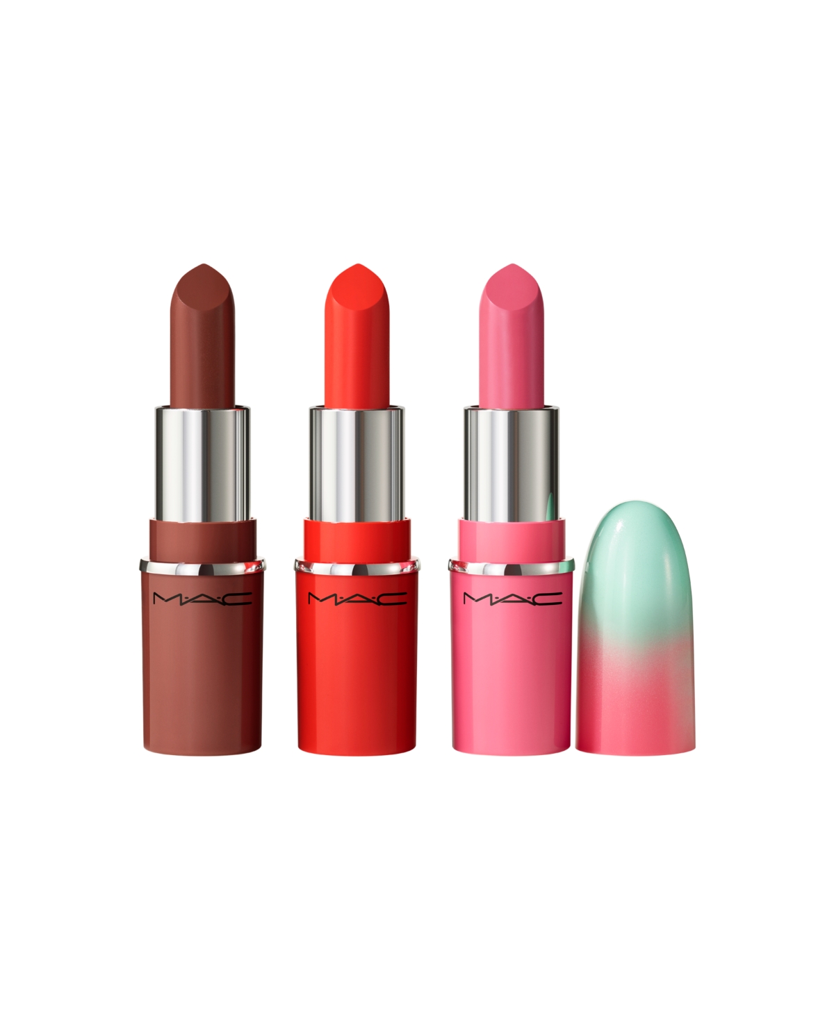 Mac 3-pc. Wildest Gleams Mini Lustreglass Lipstick Gift Set In Multi