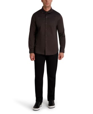 Men's Long Sleeve Printed Shirt