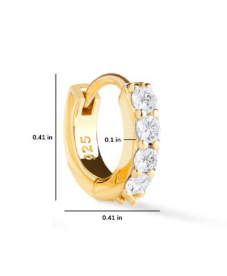 Huggie Hoop Earrings - Suzanne