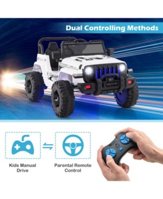 12V Kids Ride On Jeep Car with Remote Control and LED Headlights
