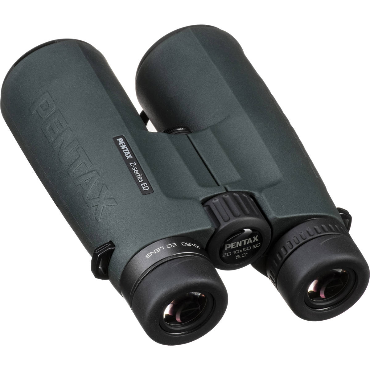 Pentax 10x50 Zd Series Ed Water Proof Roof Prism Center Focus Binocular with 5.0 Degree Angle of View, Green