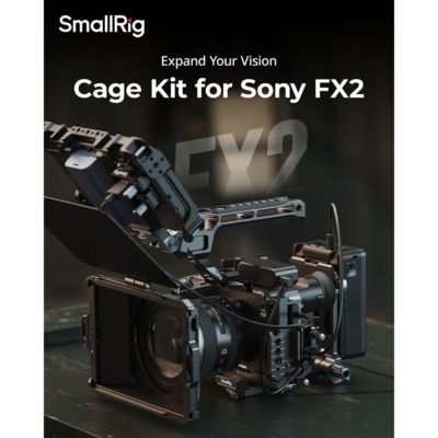 Full Camera Cage for Sony FX2, Black