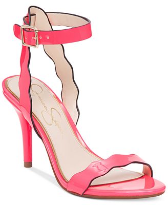 Jessica Simpson Morena Two-Piece Scallop Detail Sandals - Sandals ...