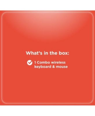 2.4G Wireless Keyboard and Mouse Combo, Quiet Typing, Ergonomic Design, USB Nano Receiver, Plug-and-Play, Pink PC Accessories